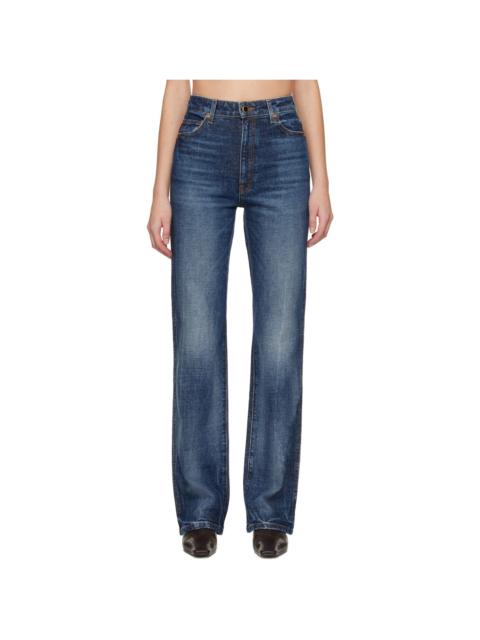 KHAITE Blue Danielle Jeans
