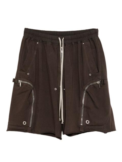 Rick Owens DRKSHDW eyelet-embellished cotton shorts