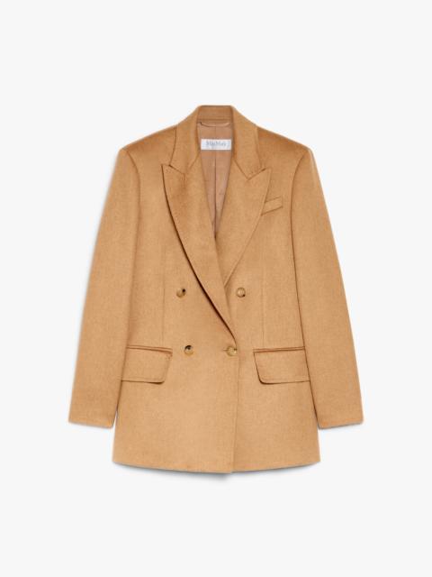 Max Mara FALSTER Double-breasted camel blazer