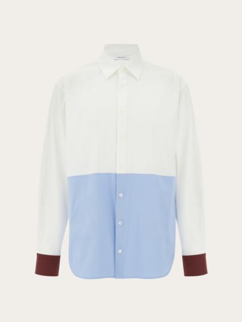 FERRAGAMO Color block shirt