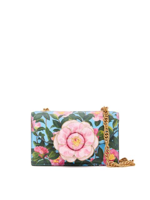 Oscar de la Renta CAMELLIA PRINTED TRO BAG