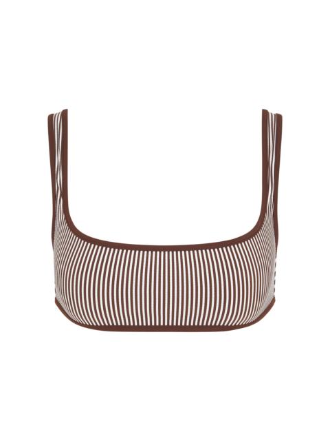 onia Claire Bikini Top brown