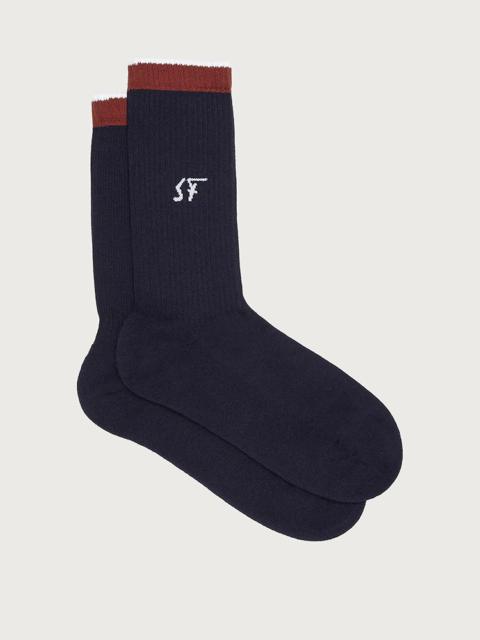 FERRAGAMO COTTON SPORTS SOCK