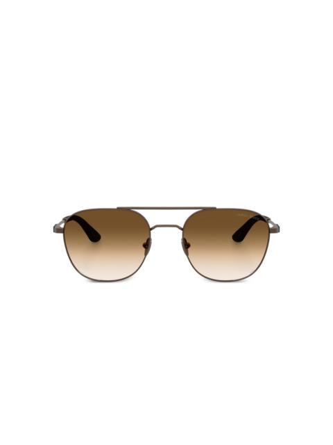 GIORGIO ARMANI double-bridge sunglasses