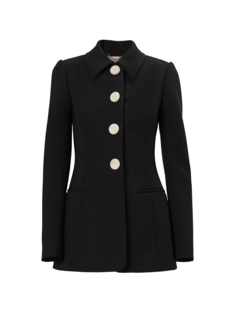 CAROLINA HERRERA point-collar button-up jacket