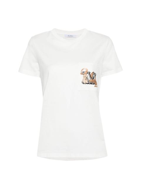 Max Mara graphic-print cotton T-shirt