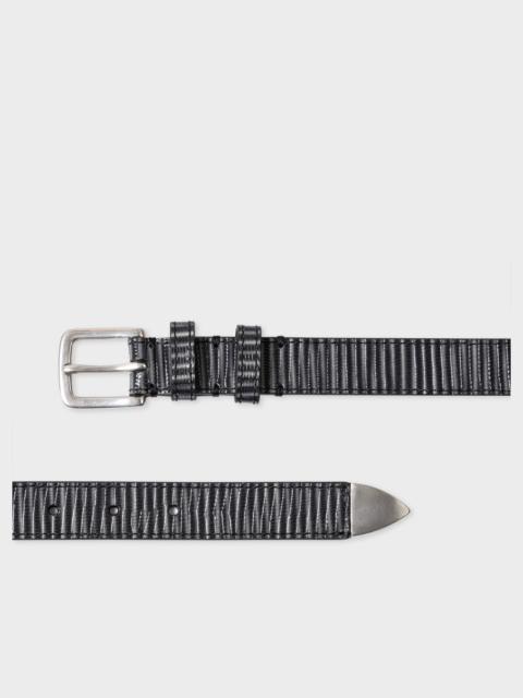 Paul Smith Leather Gradient Stripe Belt