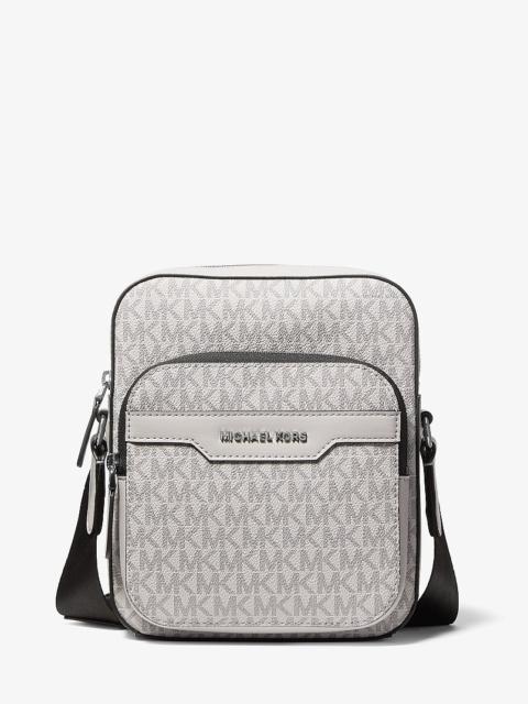 MICHAEL KORS Hudson Mini Signature Logo Flight Bag