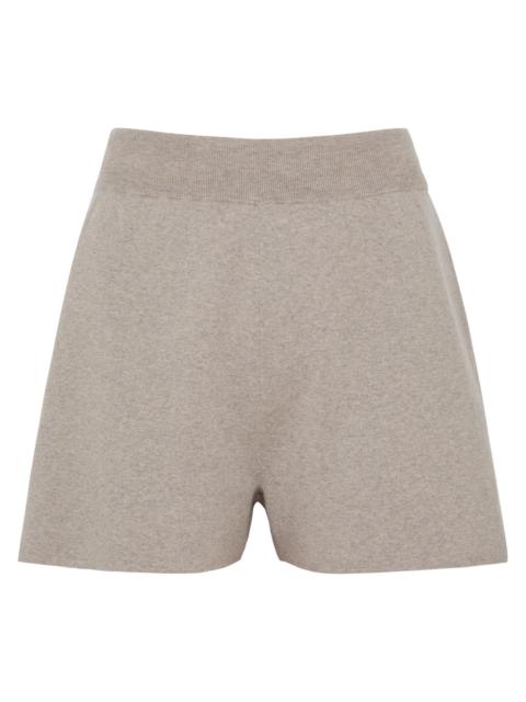 extreme cashmere N°337 Boy cotton and cashmere-blend shorts