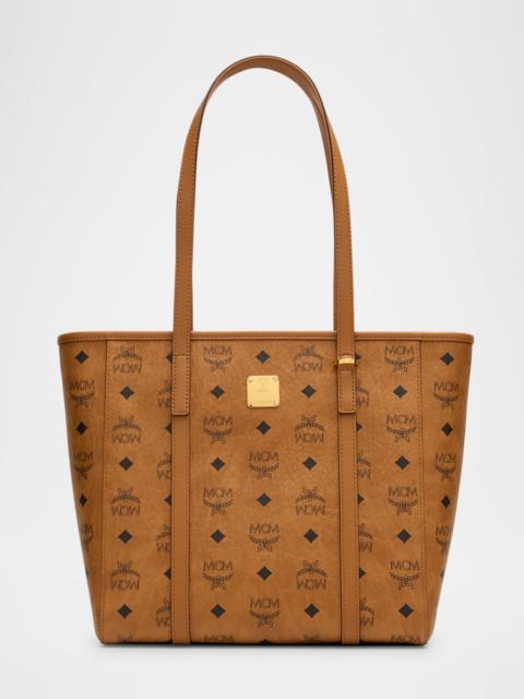 MCM Toni Small Visetos Shopper Tote Bag