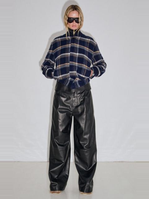 DARKPARK Sean Cashmere-Wool Bomber Jacket plaid