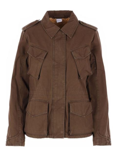 Aspesi pocketed collared military jacket