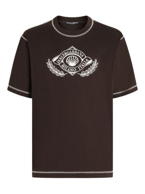 Dolce & Gabbana logo-stamp T-shirt