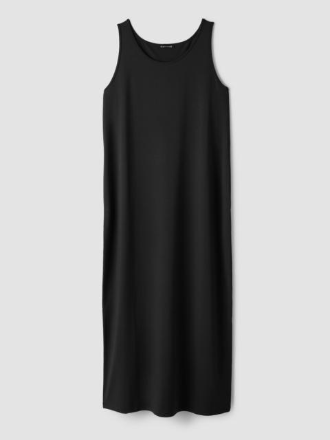 EILEEN FISHER Stretch Jersey Knit Scoop Neck Dress