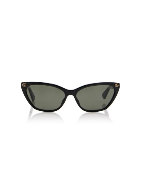 GUCCI Cat-Eye Acetate Sunglasses black