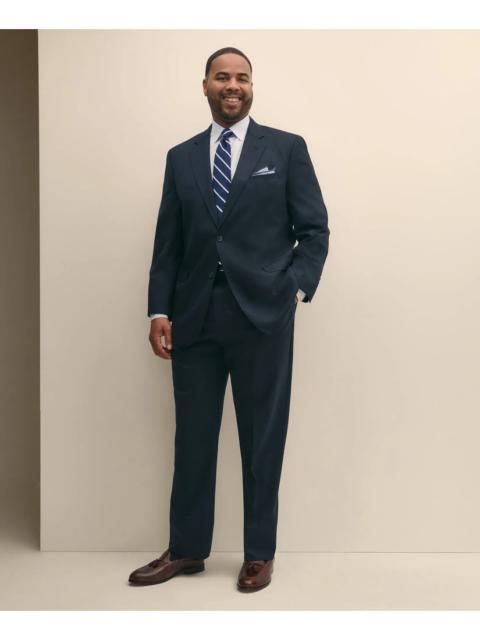 Brooks Brothers Big & Tall Stretch Wool Two-Button 1818 Suit