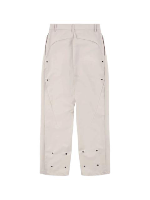 A-COLD-WALL* CONCEALED-FASTENING TROUSERS