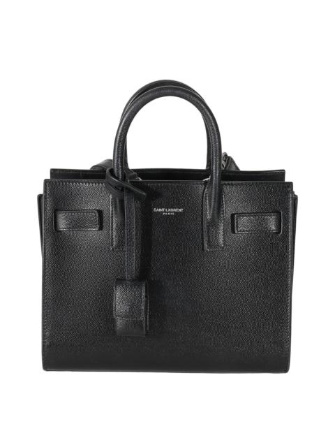 SAINT LAURENT Saint Laurent Black Grained Leather Nano Sac De Jour (Authentic Pre-Loved)