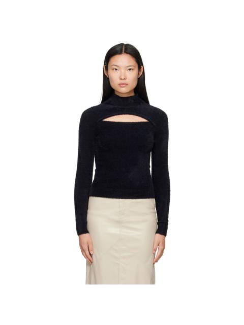 Black Mayers Turtleneck