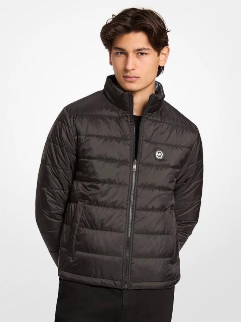 MICHAEL KORS Signature Logo Reversible Jacket