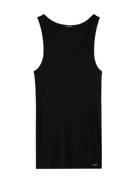 TOM FORD Tom Ford Ribbed Logo Jersey Tank