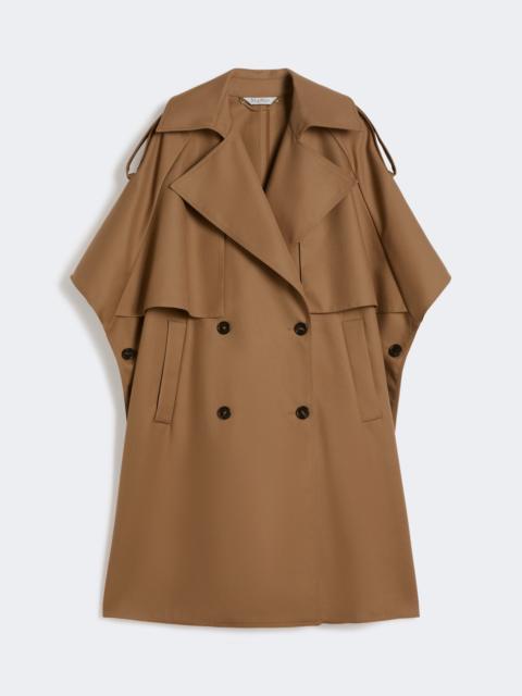 Max Mara Water-repellent gabardine cloak - COLONIAL