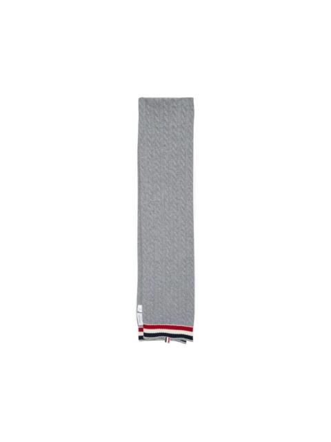 Thom Browne cable-knit ribbed scarf
