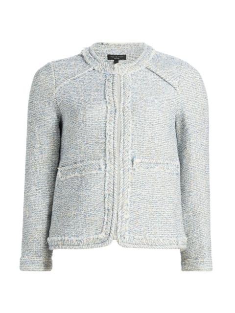 rag & bone Women's Clarice Tweed Jacket - Blue Multi