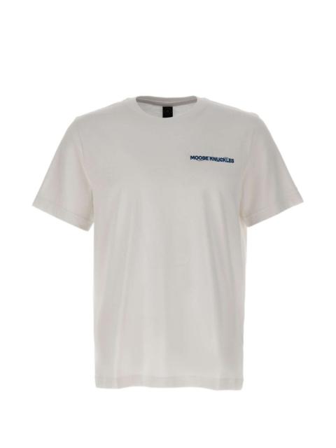 MOOSE KNUCKLES Mindfold short-sleeve graphic-print T-shirt