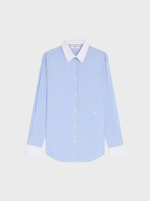 CELINE classic shirt IN striped cotton poplin