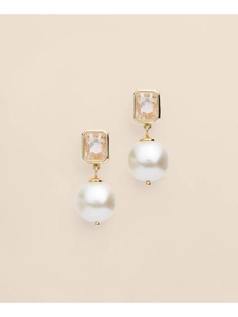 Brooks Brothers Faux Pearl Drop Earrings