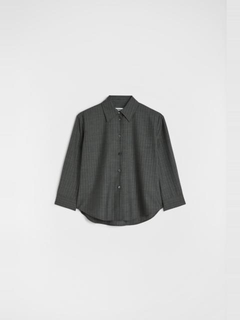 Jil Sander Wool Pinstripe Shirt