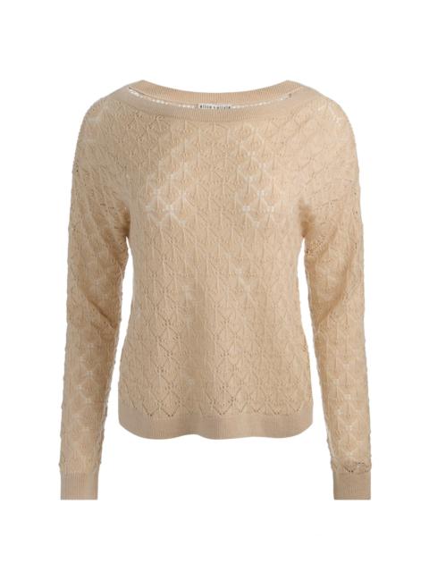 Alice + Olivia LEXI OFF THE SHOULDER PULLOVER