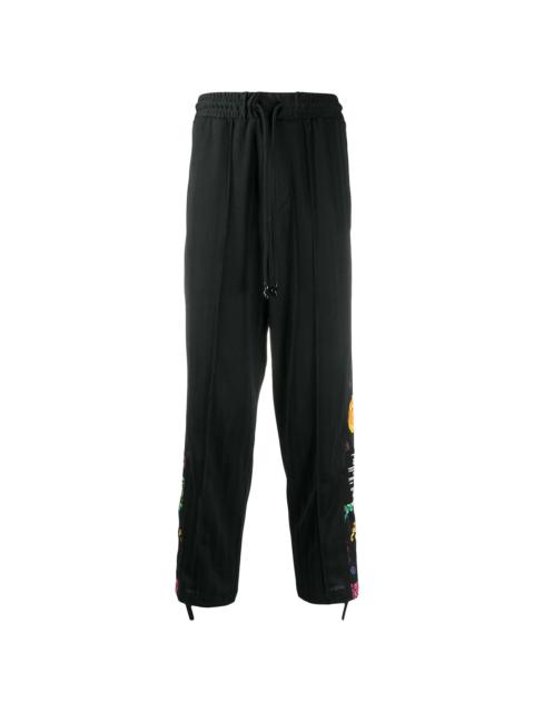 VERSACE JEANS COUTURE baroque print detailed track pants