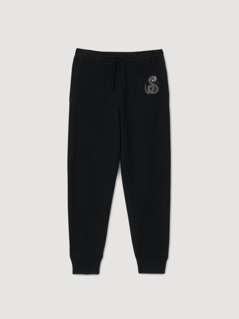 Sandro JOGGERS WITH SNAKE DETAIL