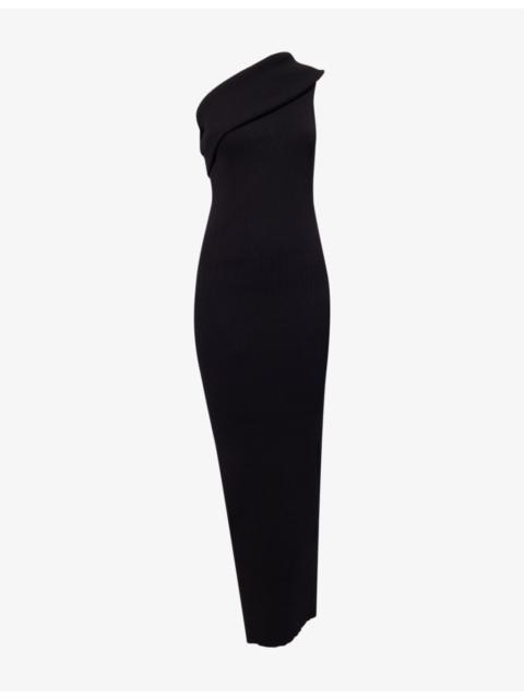 Rick Owens Athena Sleeveless Woven Maxi Dress