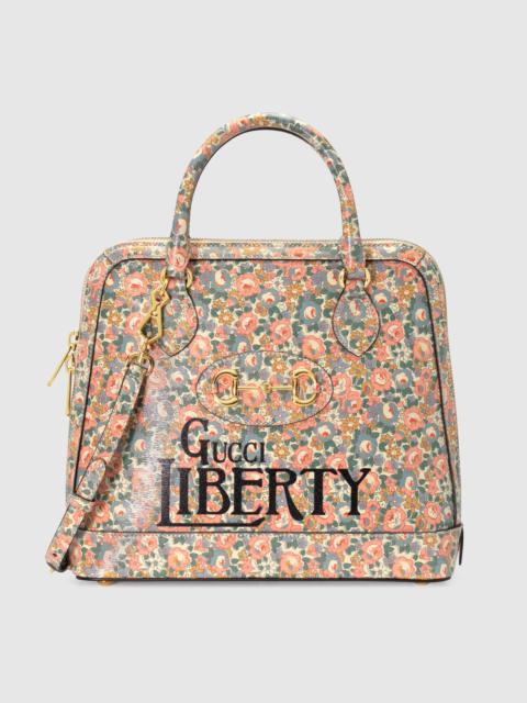 GUCCI Online Exclusive Gucci Horsebit 1955 Liberty London bag