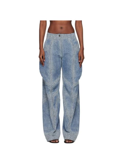 Kiko Kostadinov Blue Centennial Jeans