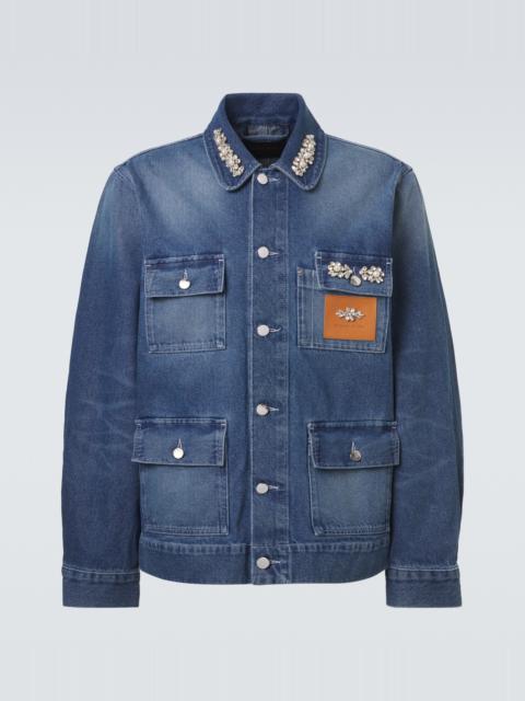 Simone Rocha Embellished denim jacket