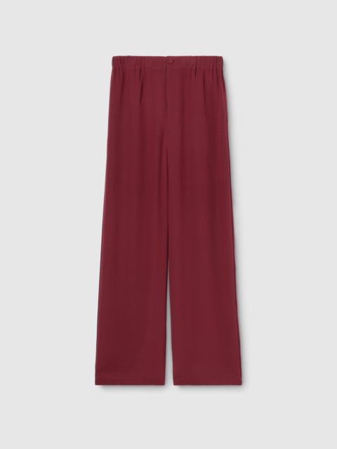 GUCCI Silk crêpe de chine pants