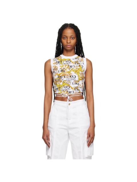 VERSACE JEANS COUTURE White Printed T-Shirt