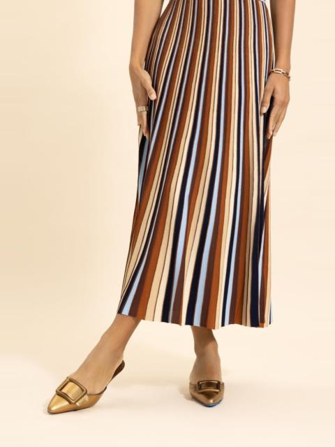 Manolo Blahnik Maysalebi Mule - Yellow Bronze