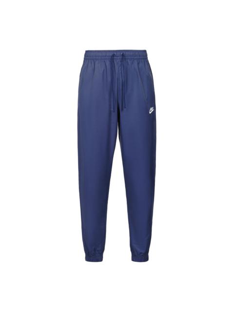 Nike Nsw Spe Wvn Athleisure Casual Sports Woven Bundle Feet Long Pants Navy Blue DD5311-410