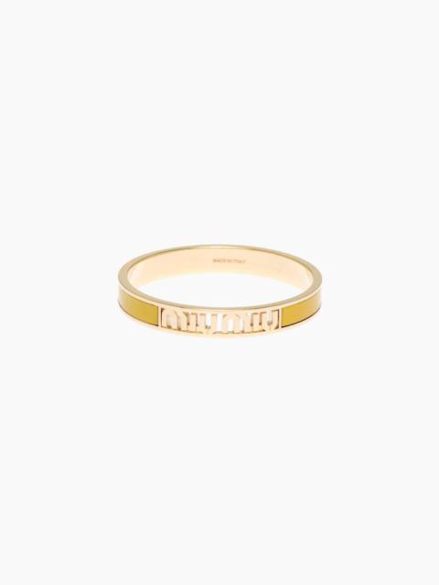 Miu Miu Enameled metal bracelet