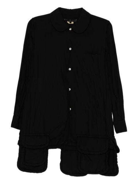 Comme des Garçons Comme des Garçons crease-effect blouses