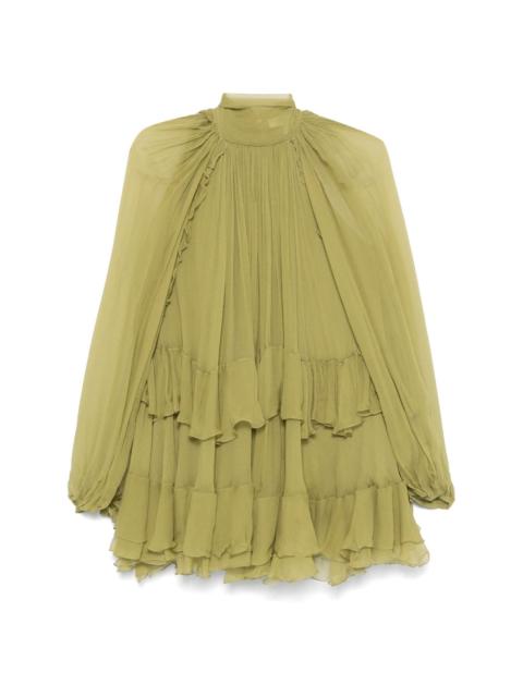 Chloé ruffled mini dress