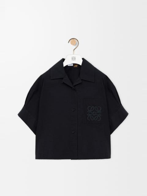 Loewe Short sleeve shirt in cotton blend