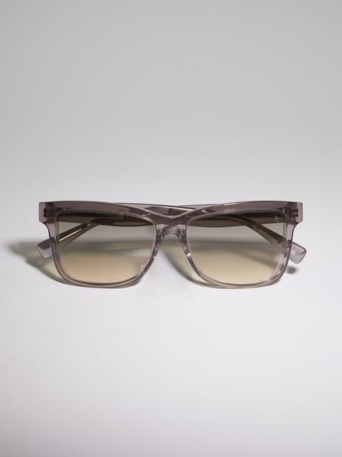 Brunello Cucinelli Intarsia Rays acetate sunglasses | REVERSIBLE 