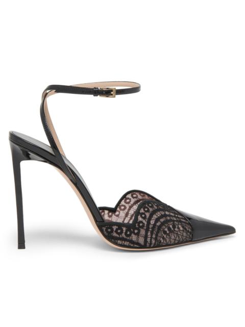 TOM FORD Women's 105MM Patent Leather & Lace Pumps - Black