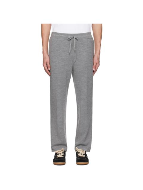 SOLID HOMME Gray Drawstring Sweatpants